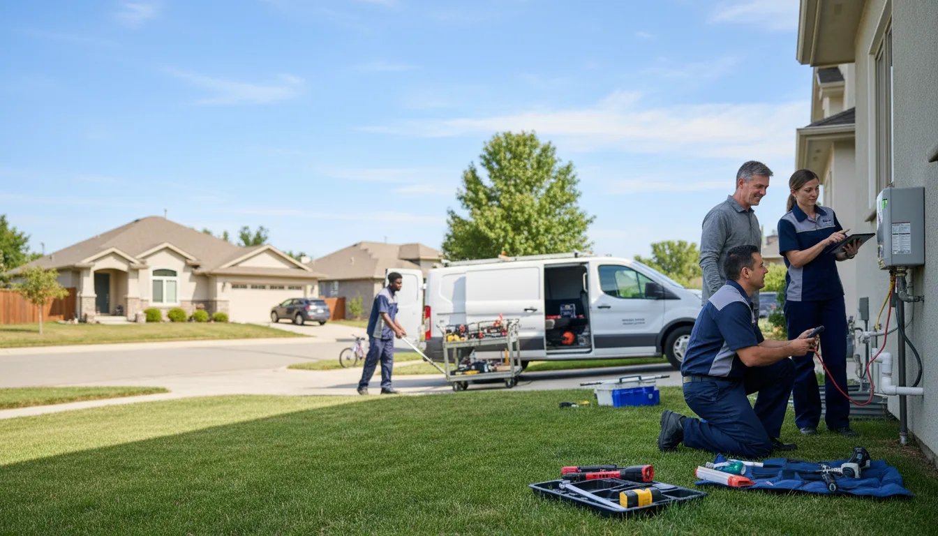 Tankless water heater service in Nice, CA